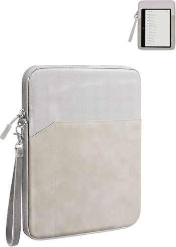 Tablet Sleeve for TCL Note A1 NXTPAPER,WUNIAK 360° Protective Carrying Case, Water-Resistant Storage Bag for TCL Note A1，Light Grey. in Kuwait