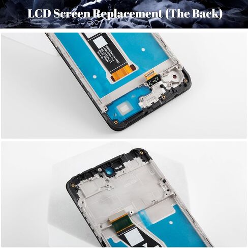 SRJTEK لشاشة Motorola Moto E14 البديلة لشاشة LCD Motorola E14 لـ Moto E14 XT2421-12 مجموعة أدوات إصلاح مجموعة شاشة تعمل باللمس مع إطار (أسود) in Kuwait