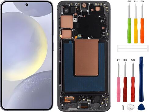 【إصدار الولايات المتحدة】 استبدال شاشة TFT الرقمية متوافق مع هاتف Galaxy S24+ Plus 5G SM-S926u S926a S926w 6.7 بوصة شاشة LCD تعمل باللمس مجموعة رقمية مع أدوات إصلاح - (بدون بصمة الإصبع) in Kuwait