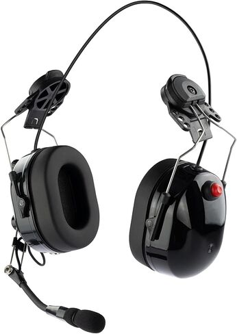 Arrowmax ASH1042-BK-K3 Dual Muff PNR Hard Hat Headset with PTT and Noise Cancelling MIC Compatible with Kenwood NX-5200 NX-5300 NX-5400 NX-3200 NX-3300 NX-3400 TK-5220 TK-5320 in Kuwait