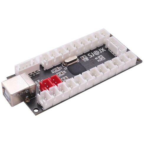 Ruitutedianzi 2X Zero Delay Arcade USB Encoder PC إلى عصا التحكم لـ Mame Jamma وألعاب القتال الأخرى للكمبيوتر الشخصي in Kuwait
