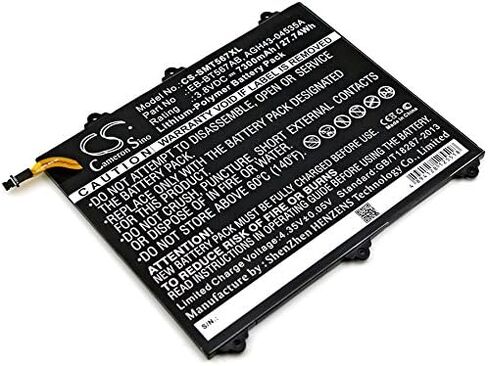 بطارية بديلة لجهاز Galaxy Tab E 9.6 XLTE، SM-T560NU، SM-T567، SM-T567V PN: EB-BT567ABA، GH43-04535A 7300 مللي أمبير / 27.74 وات في الساعة in Kuwait