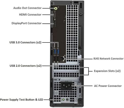 كمبيوتر مكتبي طراز OptiPlex 3040 SFF من Dell مزود بشاشة FHD مقاس 24 بوصة، ومعالج Core i5-6500، وذاكرة وصول عشوائي سعتها 8 جيجابايت، ومحرك أقراص SSD سعة 256 جيجابايت، ومنفذ عرض، وسماعة رأس، ولوحة مفاتيح وماوس، ونظام التشغيل Windows 11 Pro (متجدد) in Kuwait