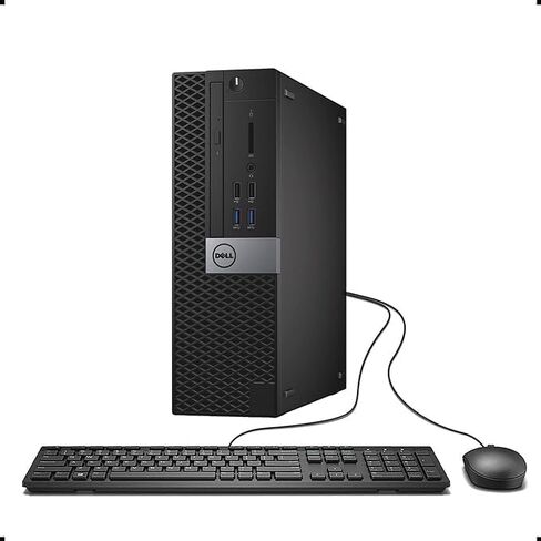 كمبيوتر مكتبي طراز OptiPlex 3040 SFF من Dell مزود بشاشة FHD مقاس 24 بوصة، ومعالج Core i5-6500، وذاكرة وصول عشوائي سعتها 8 جيجابايت، ومحرك أقراص SSD سعة 256 جيجابايت، ومنفذ عرض، وسماعة رأس، ولوحة مفاتيح وماوس، ونظام التشغيل Windows 11 Pro (متجدد) in Kuwait