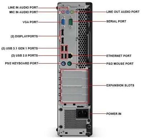 كمبيوتر مكتبي لينوفو ثينك سنتر M710S SFF، كور الجيل السادس 3.70 جيجاهيرتز، 16 جيجا رام، 480 جيجا اس اس دي، VGA، لوحة مفاتيح وماوس، واي فاي، BT، ويندوز 11 برو (متجدد) in Kuwait