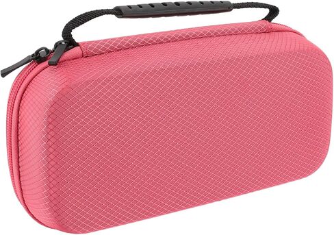 Carrying Case for Switch Lite Large Capacity Impact Hard Protective Cover Portable Hard Shell Box for Daily Camping Travel (Roseate) in Kuwait