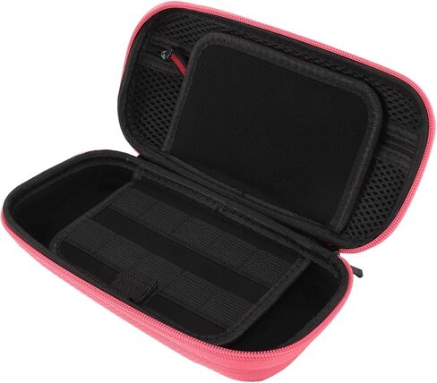 Carrying Case for Switch Lite Large Capacity Impact Hard Protective Cover Portable Hard Shell Box for Daily Camping Travel (Roseate) in Kuwait