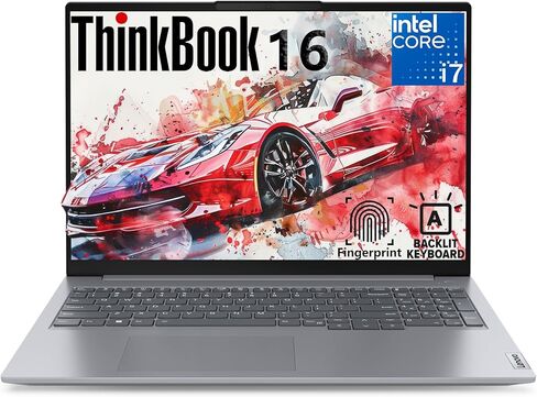 Lenovo 16" FHD+ Business Laptop: High-Performance for Programming, Data Analysis & Video Editing, Intel Core i7-13700H, 32GB RAM, 1TB PCIe SSD, Windows 11 Pro, Fingerprint & Backlit Keyboard (Gray) in Kuwait