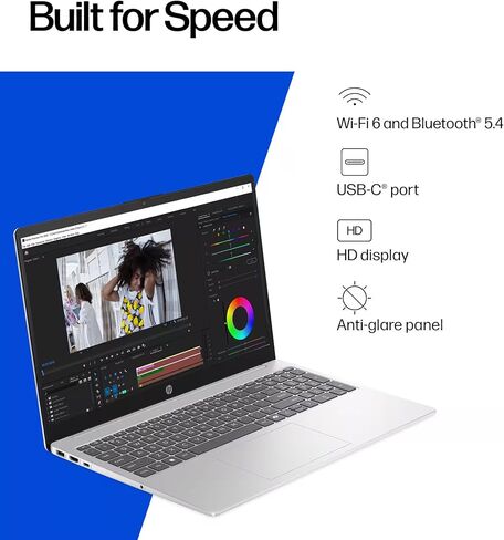 كمبيوتر محمول للأعمال HP Premium بشاشة لمس عالية الدقة مقاس 15.6 بوصة، وذاكرة وصول عشوائي سعتها 16 جيجابايت، وتخزين 1 تيرابايت (512 جيجابايت SSD+500 جيجابايت تحويلة)، ومعالج Intel i3 سداسي النواة (يصل إلى 4.4 جيجا هرتز)، وبطارية طويلة، وMarxsolAccessory،  in Kuwait