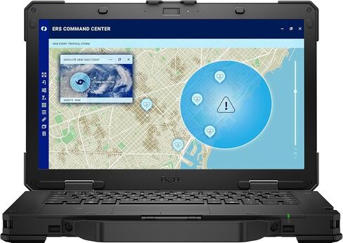 Dell Latitude Pro Rugged 14" Laptop, Intel Core Ultra 7 165U 12-Core up to 4.9GHz, FHD 1920x1080 LCD, 32GB DDR5 RAM, 1TB NVMe SSD, Intel Graphics, HD Webcam, Backlit Keyboard, Windows 11 Pro in Kuwait