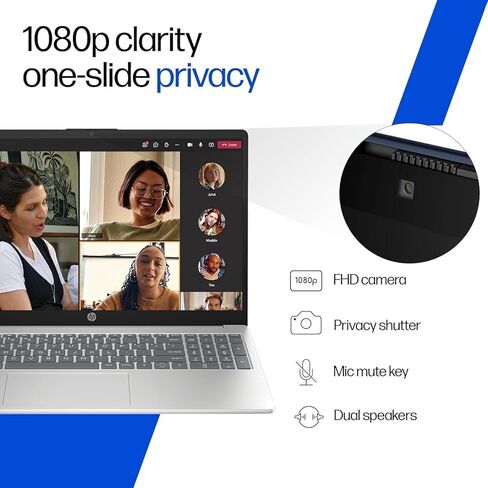 HP 15z Business Laptop 15.6" Touchscreen IPS FHD Anti-Glare Display (AMD Ryzen 7 7735HS, 32GB DDR5, 1TB SSD, Copilot AI, Backlit KB, WiFi 6, FHD Webcam, Win 11 Pro) w/DKZ USB Port Expander in Kuwait
