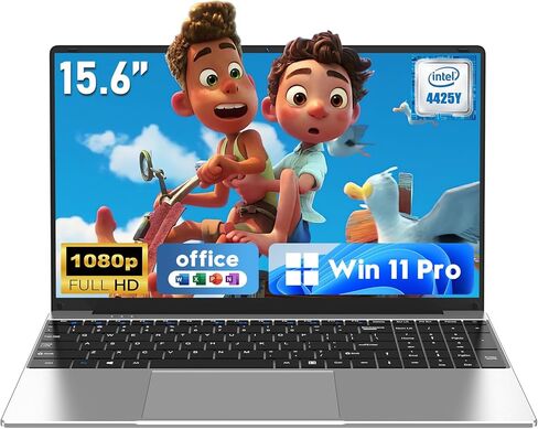 Laptop Computer, Window 11 Pro Lap Top 2026 New, 15.6 Inch Laptop PC, 16GB RAM 512GB SSD, 4425Y Processor, IPS FHD 1920*1080P, 2-Year Warranty, 5000mAh Battery, Mini HDMI, for School Business Student in Kuwait