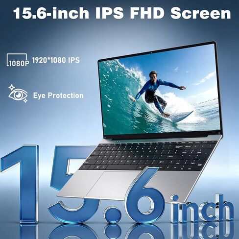 Laptop Computer, Window 11 Pro Lap Top 2026 New, 15.6 Inch Laptop PC, 16GB RAM 512GB SSD, 4425Y Processor, IPS FHD 1920*1080P, 2-Year Warranty, 5000mAh Battery, Mini HDMI, for School Business Student in Kuwait