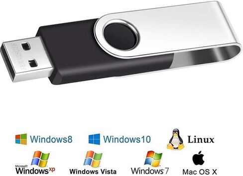 10 عبوات من محركات أقراص فلاش USB سعة 2 جيجابايت بشعار شخصي مخصص مجانًا، اسم مخصص USB 2.0 قرص معدني محمول، عصا ذاكرة USB لمحرك الإبهام، شعار مخصص للأفراد الذين يعلنون عن الشركة (8، جيجابايت) in Kuwait
