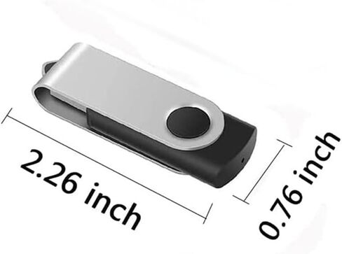 10 عبوات من محركات أقراص فلاش USB سعة 2 جيجابايت بشعار شخصي مخصص مجانًا، اسم مخصص USB 2.0 قرص معدني محمول، عصا ذاكرة USB لمحرك الإبهام، شعار مخصص للأفراد الذين يعلنون عن الشركة (8، جيجابايت) in Kuwait