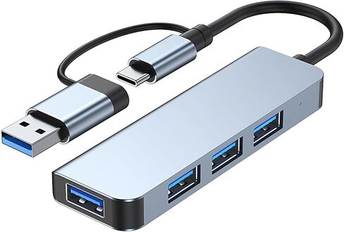 Aluminum USB C Hub Multiport Adapter with USB 3.0 Ports Expander for Laptop Desktop PC and More (4in1) in Kuwait