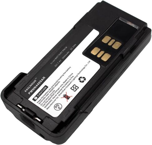 5 عبوات بطارية قابلة لإعادة الشحن 7.4 فولت PMNN4491C PMNN4493A PMNN4491A متوافقة مع راديو Motorola XPR3500e XPR7550 مع مشبك حزام 3000 مللي أمبير في الساعة in Kuwait