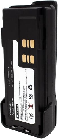 5 عبوات بطارية قابلة لإعادة الشحن 7.4 فولت PMNN4491C PMNN4493A PMNN4491A متوافقة مع راديو Motorola XPR3500e XPR7550 مع مشبك حزام 3000 مللي أمبير في الساعة in Kuwait