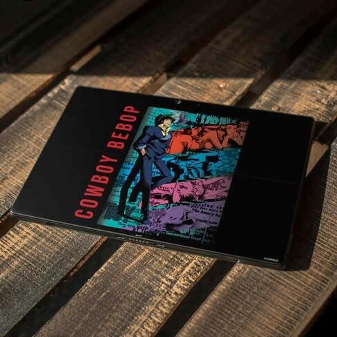 Skinit Decal Tablet Skin Compatible with Surface Pro 7 - Officially Licensed Cowboy Bebop Poster Design in Kuwait