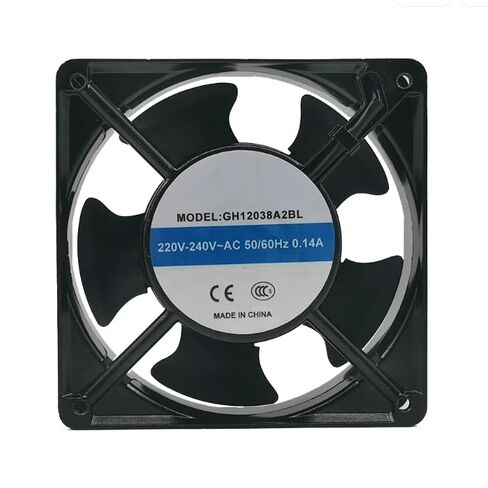 GH12038A2BL AC 220/240V 0.14A 50/60 هرتز 120x120x38mm مروحة تبريد in Kuwait