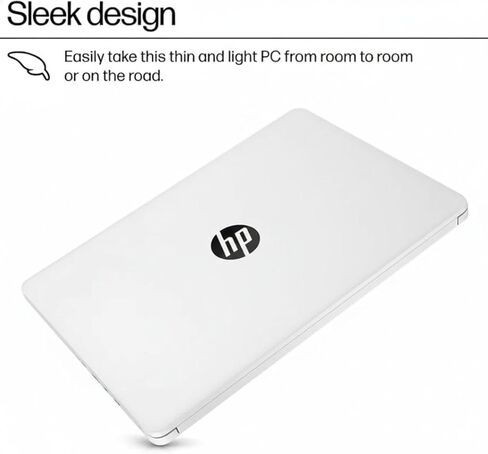 كمبيوتر محمول HP Ultrabook الجديد مع Copilot AI | 16 جيجا رام - 512 جيجا اس اس دي | إصدار 2026 - إنتل كور | يتضمن Microsoft Office 365، كاميرا ويب، رفيع ومحمول | ويندوز 11 لا يوجد ماوس in Kuwait
