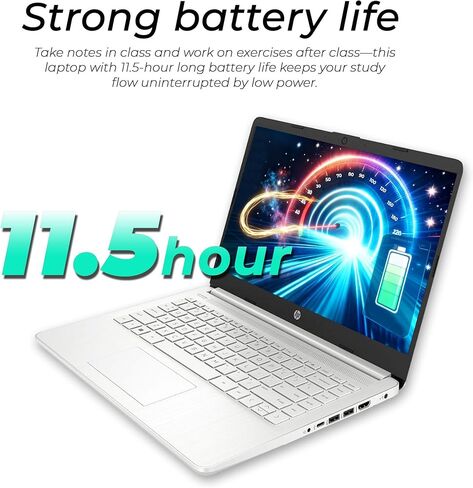 كمبيوتر محمول HP Ultrabook الجديد مع Copilot AI | 16 جيجا رام - 512 جيجا اس اس دي | إصدار 2026 - إنتل كور | يتضمن Microsoft Office 365، كاميرا ويب، رفيع ومحمول | ويندوز 11 لا يوجد ماوس in Kuwait