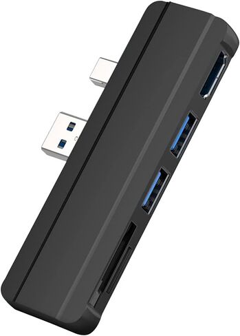 SD/SDHC/SDXC/Micro SD Black USB HUB Docking Station for Surface Pro 4/5/6 in Kuwait