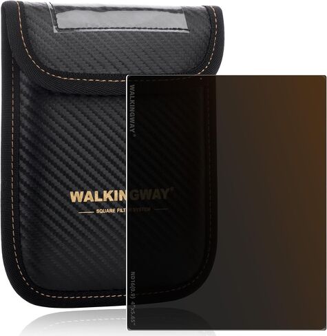 Walking Way ND0.9 (3 توقفات) مرشح ND مربع، 4 × 5.65 بوصة مرشح كثافة محايدة مربعة لـ Tilta، صندوق صغير غير لامع 30 طلاء متعدد الطبقات فائق النحافة HD مقاوم للماء والخدش مرشح عدسة مقاوم للزيت in Kuwait