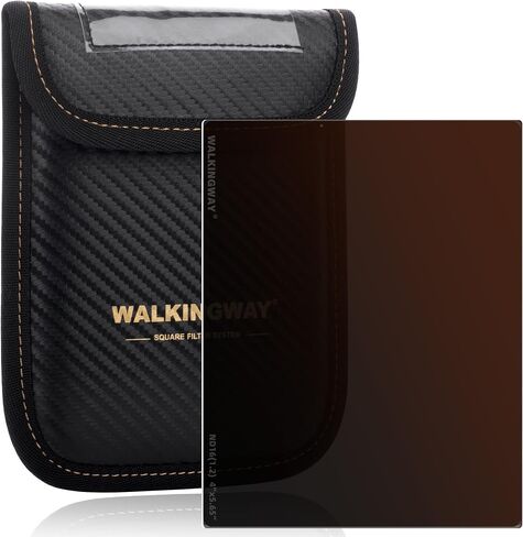 Walking Way ND0.9 (3 توقفات) مرشح ND مربع، 4 × 5.65 بوصة مرشح كثافة محايدة مربعة لـ Tilta، صندوق صغير غير لامع 30 طلاء متعدد الطبقات فائق النحافة HD مقاوم للماء والخدش مرشح عدسة مقاوم للزيت in Kuwait