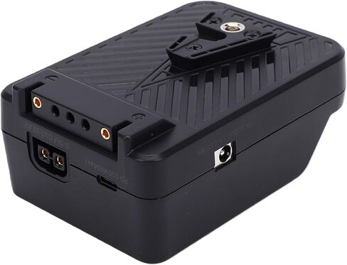 Asixxsix V Mount Battery Plate, Power Tool Battery to V Mount Plate Adapter, Type C PD 100W 5 Pin Interface with D Tap, DC Output & Type C Input Output for Camera Power Supply in Kuwait