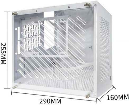 Bewinner ITX Compact PC Case | Supports mATX/ITX Motherboards, 280mm GPU & 140mm CPU Cooler, 120mm Liquid Cooling Ready with 5 Fan Slots in Kuwait