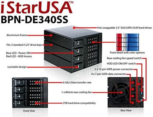 مكون مجموعة iStarUSA وغيرها (BPN-DE340SS-RED) in Kuwait