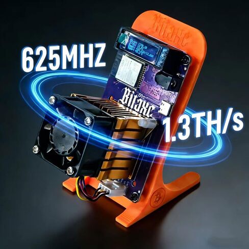 جهاز تعدين بيتكوين 1.27TH/s BM1370 Asic Chip 18W/TH BTC جهاز تعدين تشفير اليانصيب مع S21 Pro Asic ماكينة تعدين بيتكوينز مايكرو صامت للاستخدام المنزلي in Kuwait