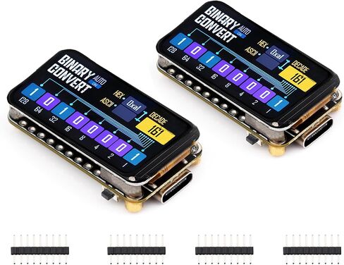 (قطعتان) لوحة تطوير العرض ESP32-C6 مقاس 1.47 بوصة، 172 × 320، لون 262 ألف، معالج أحادي النواة تردد تشغيل 160 ميجا هرتز، مع RGB LED ملون، ESP32 مع شاشة تدعم Wi-Fi 6 وBLE in Kuwait