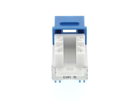 Cat6 Keystone Jack 90-Degree – Punch Down RJ45 Connector Insert for Wall Plates, Patch Panels, and Ethernet Patch Cables in Kuwait