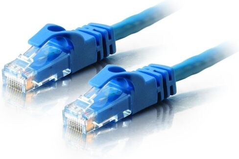 CAT5E CAT5 RJ45 Ethernet (25 Feet) LAN Network Cable Patch Cord Jumper - Blue (50 FT) in Kuwait