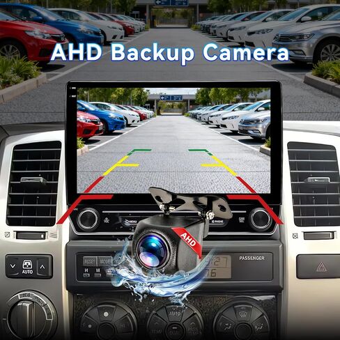ستيريو راديو السيارة Android 14 متوافق مع Toyota 4Runner 2003-2009، شاشة لمس 10 بوصات CarPlay اللاسلكية ونظام Android التلقائي لتحديد المواقع والملاحة راديو FM ترقية بلوتوث HD كاميرا احتياطية 2 جيجابايت + 64 جيجابايت in Kuwait