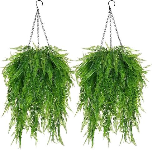 Artificial Succulents Hanging Plants-4 PCS Fake String of Pearls Greenery Plant Wall Decor Faux Hanging Nature Plants for House Living Room Bathroom Bedroom Shelf Balcony Garden Indoor Outdoor（27.5"） in Saudi Arabia