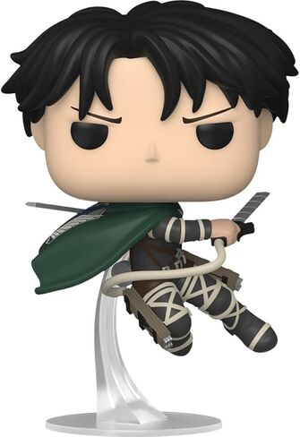 Funko Pop Attack On Titan Captain Levi Ackerman (Final Season) Figure (AAA Anime Exclusive) in Saudi Arabia