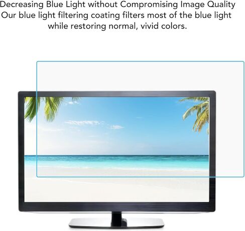 واقي شاشة Diyeeni Blue Light Blocking Screen Protector، 24 بوصة 16:9 مرشح حماية العين لشاشة الكمبيوتر، مع غطاء مضاد قابل للإزالة لعرض شاشة الكمبيوتر 531 × 298 مم in Kuwait