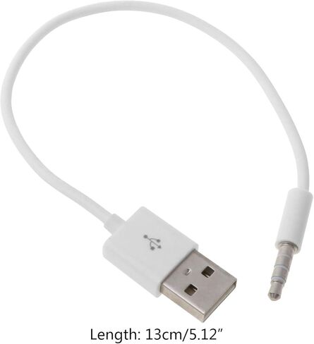 USB 3.5mm Data Sync Charging Cable Adapter for for for Shuffle 2nd in Kuwait