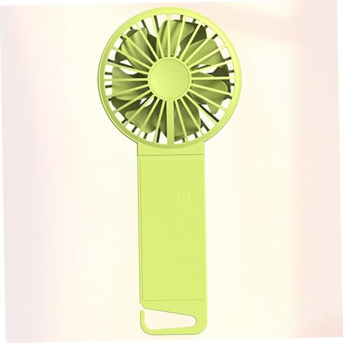 USB Folding Handheld Mini Fan Portable USB Fan for Home Office Travel Fluorescent Green and Foldable Design 85x35x193mm in Kuwait