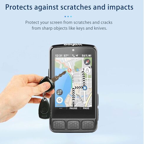 NOUKAJU [2pack] Screen Protector for Wahoo ELEMNT ROAM V3, HD Protective Film,6h Hardness,Scratch,Anti-Fingerprin,Protective Film for Wahoo ELEMNT ROAM V3 Computer(Not tempered glass) in Kuwait