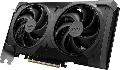 msi Gaming RTX 5060 Ti 16G Ventus 2X OC Black Plus Graphics Card (16GB GDDR7, 128-bit, Extreme Performance: 2617 MHz, DisplayPort x 3 2.1a, HDMI 2.1b, NVIDIA Blackwell Architecture) in Kuwait