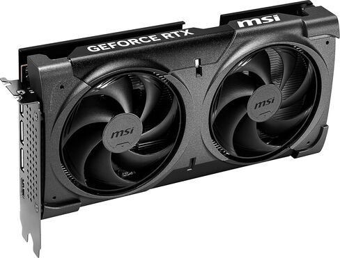 msi Gaming RTX 5060 Ti 16G Ventus 2X OC Black Plus Graphics Card (16GB GDDR7, 128-bit, Extreme Performance: 2617 MHz, DisplayPort x 3 2.1a, HDMI 2.1b, NVIDIA Blackwell Architecture) in Kuwait