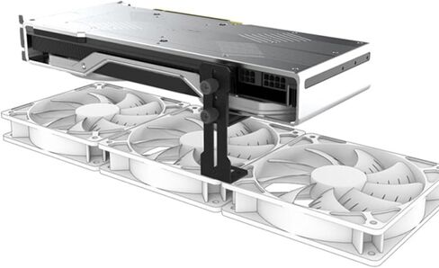 Metal GPU Support PC Graphics Card Support GPU Stand Mounted On Cooling Fan Bracket Easy Height Adjustment in Kuwait