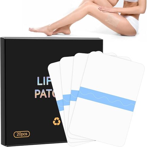 2026 Thigh Lift Tape for Loose Skin, Waterproof Invisible Firming Patches for Legs, Reducing Thigh Friction, Lift and Patches Legs for Sagging Skin, Stomach, Arms, Body Tape for Women (20pc) in Kuwait