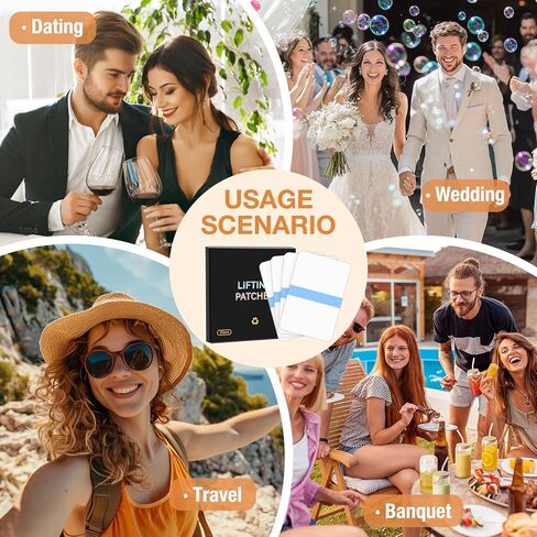 2026 Thigh Lift Tape for Loose Skin, Waterproof Invisible Firming Patches for Legs, Reducing Thigh Friction, Lift and Patches Legs for Sagging Skin, Stomach, Arms, Body Tape for Women (20pc) in Kuwait