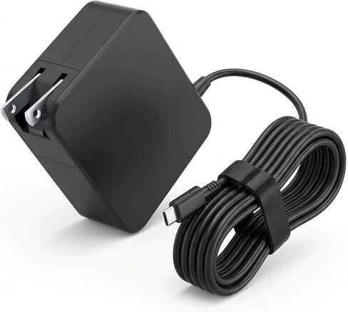 65W USB C Charger Compatible with ASUS ROG Ally X R1 Z1 Xbox Extreme Steam Deck,for Nintendo Switch OLED/Lite,for Dell XPS/Latitude/Precision in Kuwait