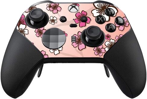 MightySkins Skin Compatible with Xbox Elite Series 2 Controller - Cherry Blossom | Protective, Durable, and Unique Vinyl Decal wrap Cover | Easy to Apply, Remove, and Change Styles | Made in The USA in Kuwait